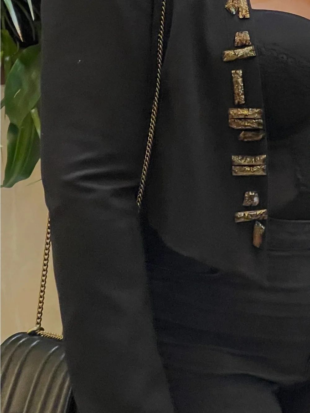 *Like New* Tory Burch Kira Square Quilted Leather Crossbody with Gold Chain